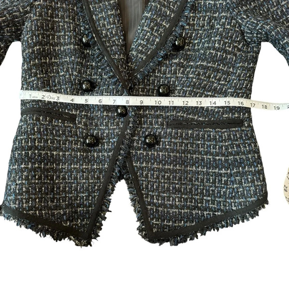 Veronica Beard Cooke Dicky Jacket in Navy. Size 6. - Picture 11 of 14